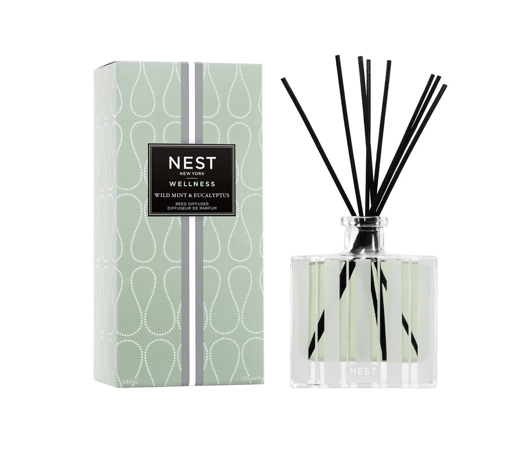 Nest - Wild Mint & Eucalyptus Reed Diffuser