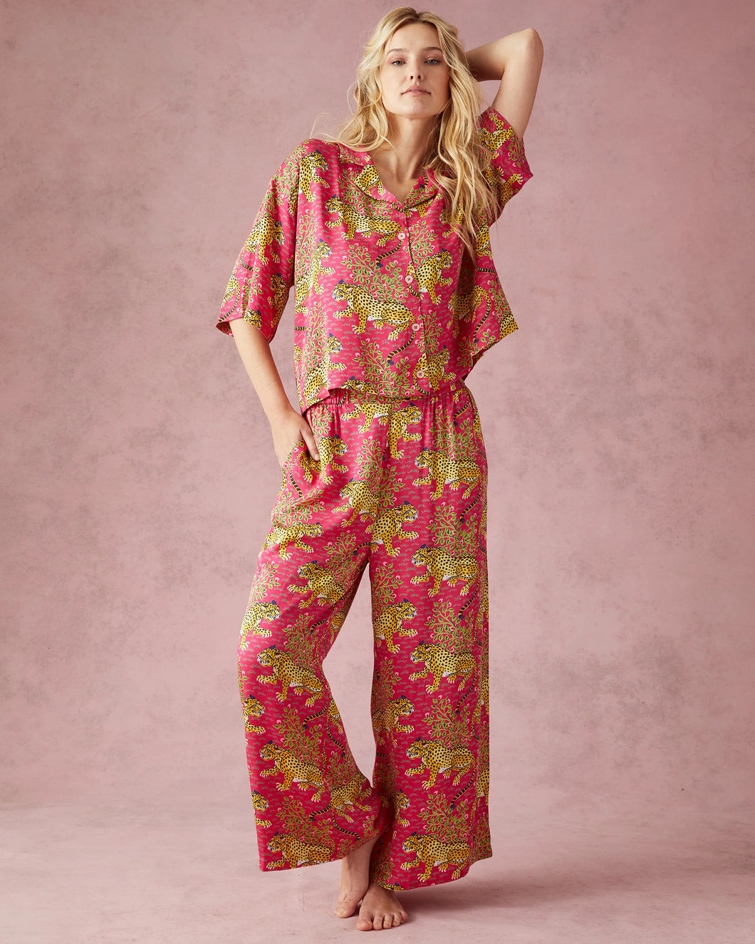 Printfresh - Satin Bagheera PJ Set