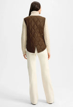 Load image into Gallery viewer, Veronica Beard Patra Knit-Sleeve Quilted Jacket
