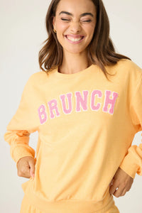 PJ Salvage - Mimosa Me Graphic Terry Sweatshirt