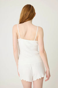 PJ Salvage - Pointelle Essentials Ivory Cami