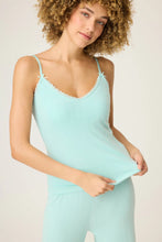 Load image into Gallery viewer, PJ Salvage - Pointelle Essentials Mint Cami
