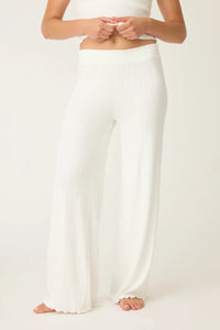 PJ Salvage - Pointelle Essentials Ivory Pant