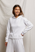 Load image into Gallery viewer, Perfect White Tee - Azalia Waffle Hoodie

