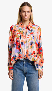 Smythe - Classic Shirred Blouse