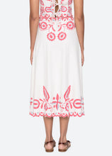 Load image into Gallery viewer, Sea New York- Eevi Embroidered Twill Midi Skirt

