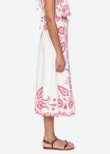 Load image into Gallery viewer, Sea New York- Eevi Embroidered Twill Midi Skirt
