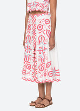 Load image into Gallery viewer, Sea New York- Eevi Embroidered Twill Midi Skirt
