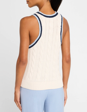 Load image into Gallery viewer, Veronica Beard- Jerrel Cable-Knit Tank Top
