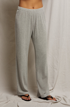 Load image into Gallery viewer, Perfect White Tee - Loop Terry Pants
