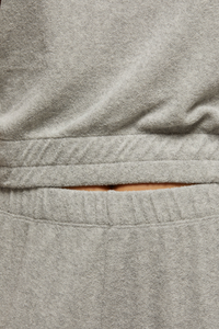 Perfect White Tee - Loop Terry Pants