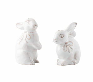 Juliska- Clever Creatures Bunny Salt & Pepper Set/2pc