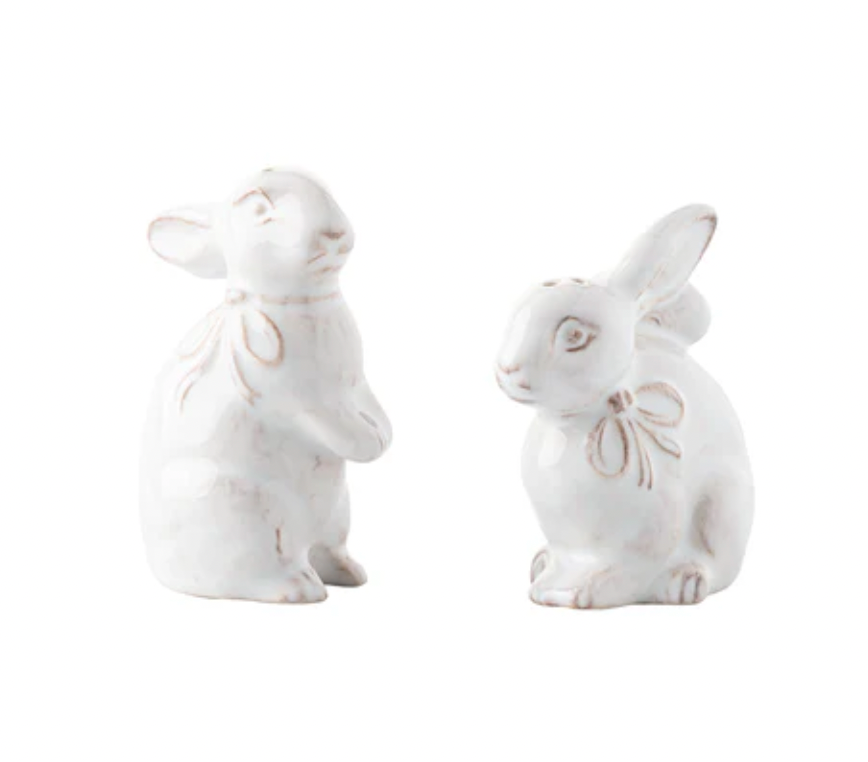 Juliska- Clever Creatures Bunny Salt & Pepper Set/2pc