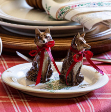 Load image into Gallery viewer, Juliska- Clever Creatures Fox Salt &amp; Pepper Set/2pc
