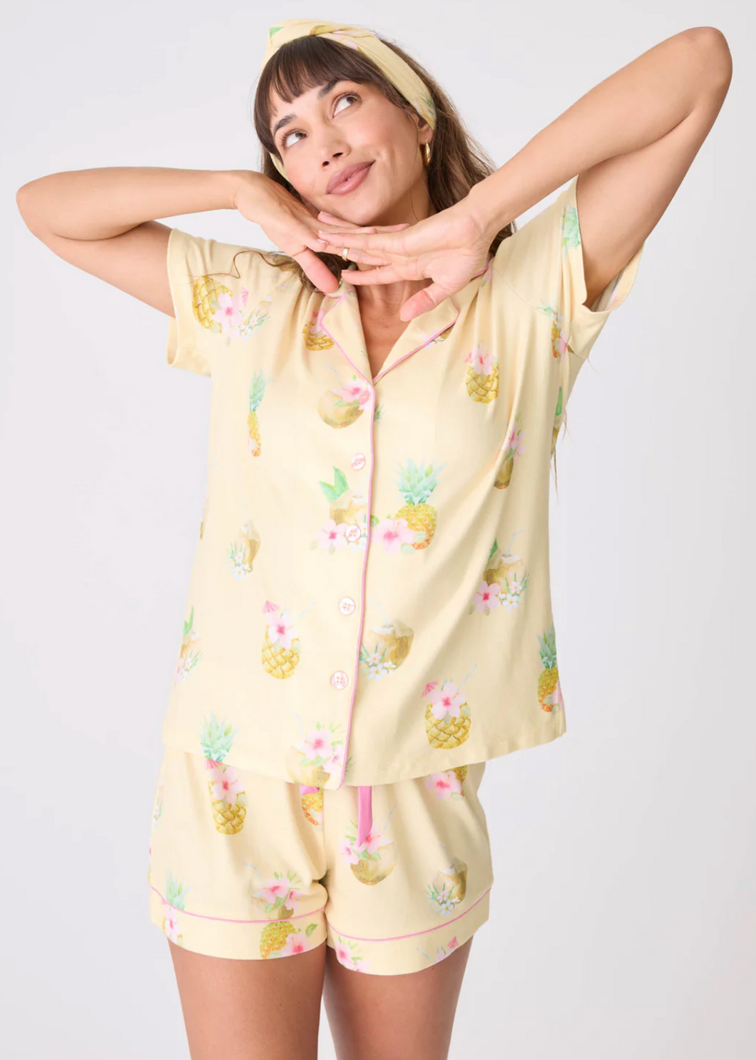 Pj Salvage- Pineapple Print Pj Set