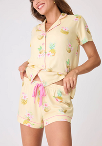 Pj Salvage- Pineapple Print Pj Set