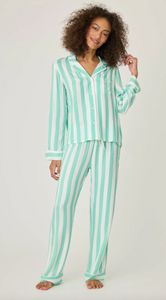 Pj Salvage- Farmer's Market Striped Pj Set