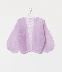 Maiami- Purple Light Bomber Cardigan