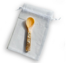 Load image into Gallery viewer, The Caviar Co.- Mother of Pearl Spoon with Mosaic Handle

