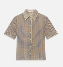Load image into Gallery viewer, Frame- The Houndstooth Gillian Top
