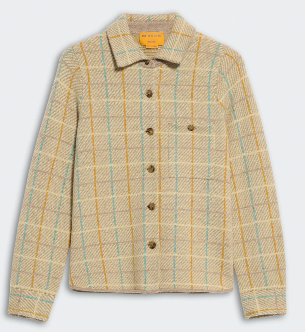 Guest In Residence- Dylan Plaid Shirt