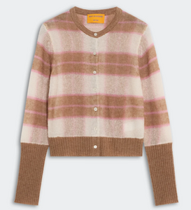 Guest In Residence- Shadow Plaid Cardigan