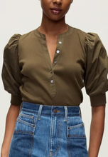 Load image into Gallery viewer, Veronica Beard- Coralee Top In Cypress
