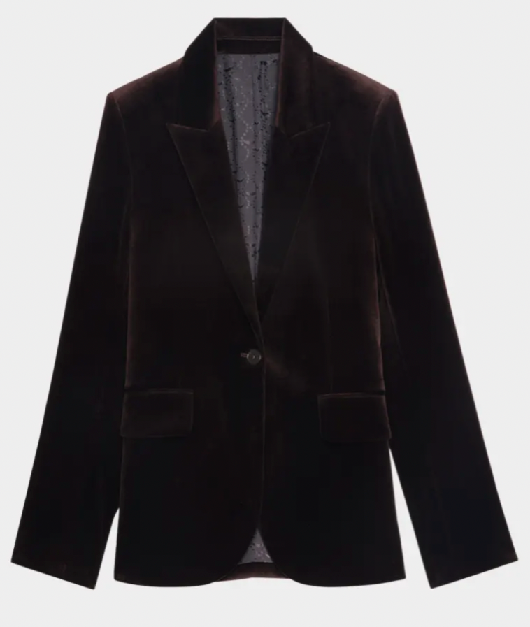 Zadig & Voltaire- Vavy Velvet Blazer