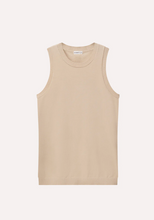 Load image into Gallery viewer, Minnie Rose Viscose Crew Tank-Brown Sugar
