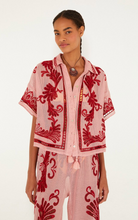 Load image into Gallery viewer, Farm Rio Arabesc Light Pink Blouse
