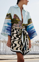 Load image into Gallery viewer, Farm Rio Copacabana Beach Multicolor Long Sleeve Kimono

