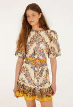 Load image into Gallery viewer, Farm Rio Hilo Stripes Sand Mini Dress
