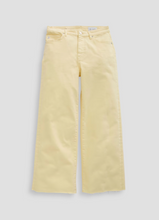 Load image into Gallery viewer, AG Sunlight Yellow Wide Leg Crop Jeans
