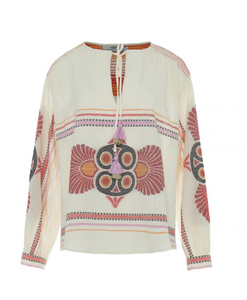 Devotion Twins- Dilos Jacquard Blouse