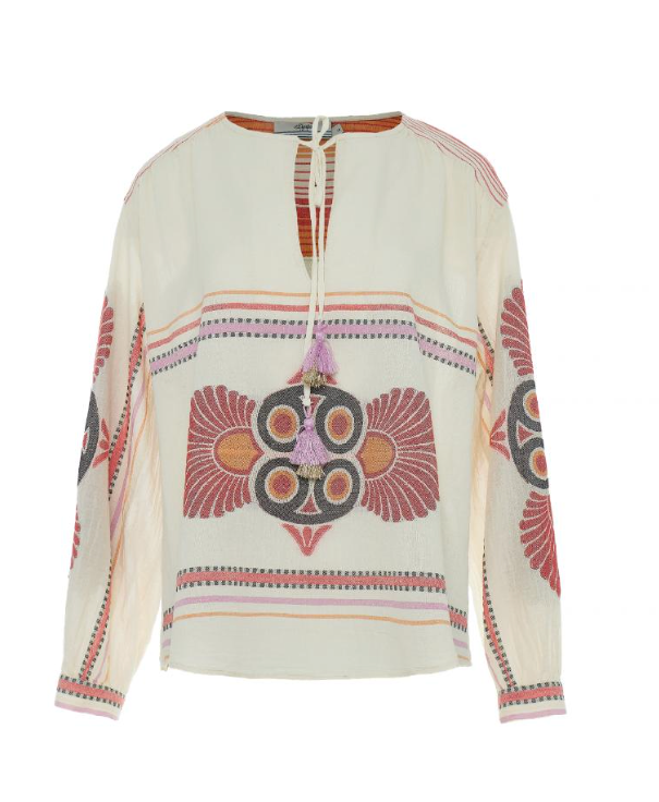 Devotion Twins- Dilos Jacquard Blouse