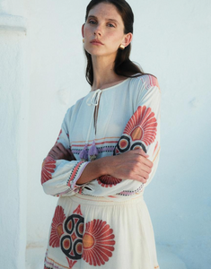 Devotion Twins- Dilos Jacquard Blouse
