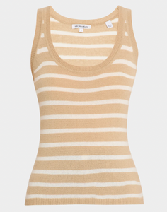 Veronica Beard- Birke Stripe Cashmere Tank Top