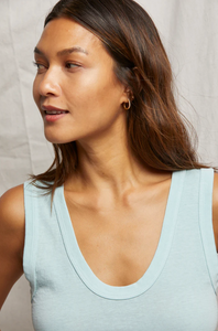 Perfect White Tee - Rib Scoop Tank