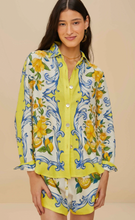 Load image into Gallery viewer, Farm Rio- Sicily Scarf Off-White Shirt
