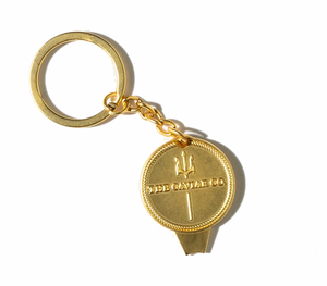 The Caviar Co.- Gold Tin Keychain