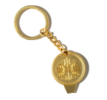 Load image into Gallery viewer, The Caviar Co.- Gold Tin Keychain
