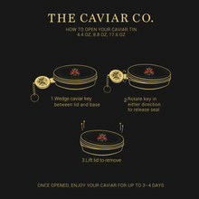 Load image into Gallery viewer, The Caviar Co.- Gold Tin Keychain
