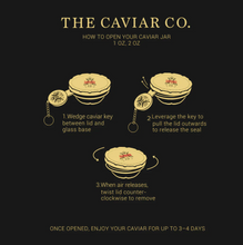 Load image into Gallery viewer, The Caviar Co.- Gold Tin Keychain
