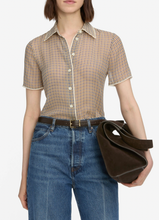 Load image into Gallery viewer, Frame- The Houndstooth Gillian Top
