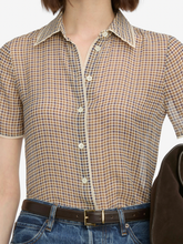 Load image into Gallery viewer, Frame- The Houndstooth Gillian Top
