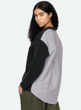 Load image into Gallery viewer, Sea New York- V-Neck Combo Sweater
