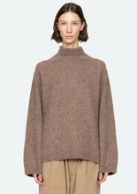 Load image into Gallery viewer, Sea New York- Combo Knit Turtleneck Sweater
