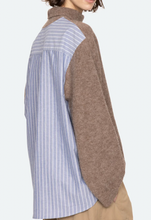 Load image into Gallery viewer, Sea New York- Combo Knit Turtleneck Sweater
