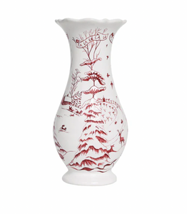 Juliska Country Estate Winter Frolic 9" Vase - Ruby