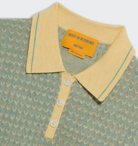 Guest In Residence- Chevron L/S Shrunken Polo